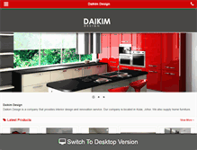Tablet Screenshot of daikimdesign.com